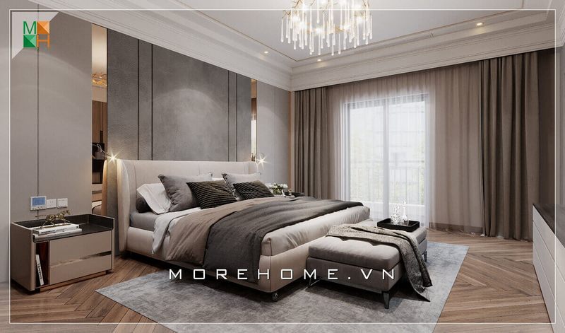 .
Mẫu nệm ốp nỉ tường đầu giường được sử dụng để trang trí và tạo điểm nhấn cho phòng ngủ. Nó cũng giúp tạo nên một không gian thẩm mỹ và hài hòa, đồng thời thể hiện được đẳng cấp và cá tính của người sử dụng.