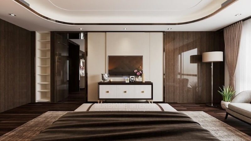 Mẫu bàn trang trí gỗ đẹp cho không gian nội thất phòng ngủ